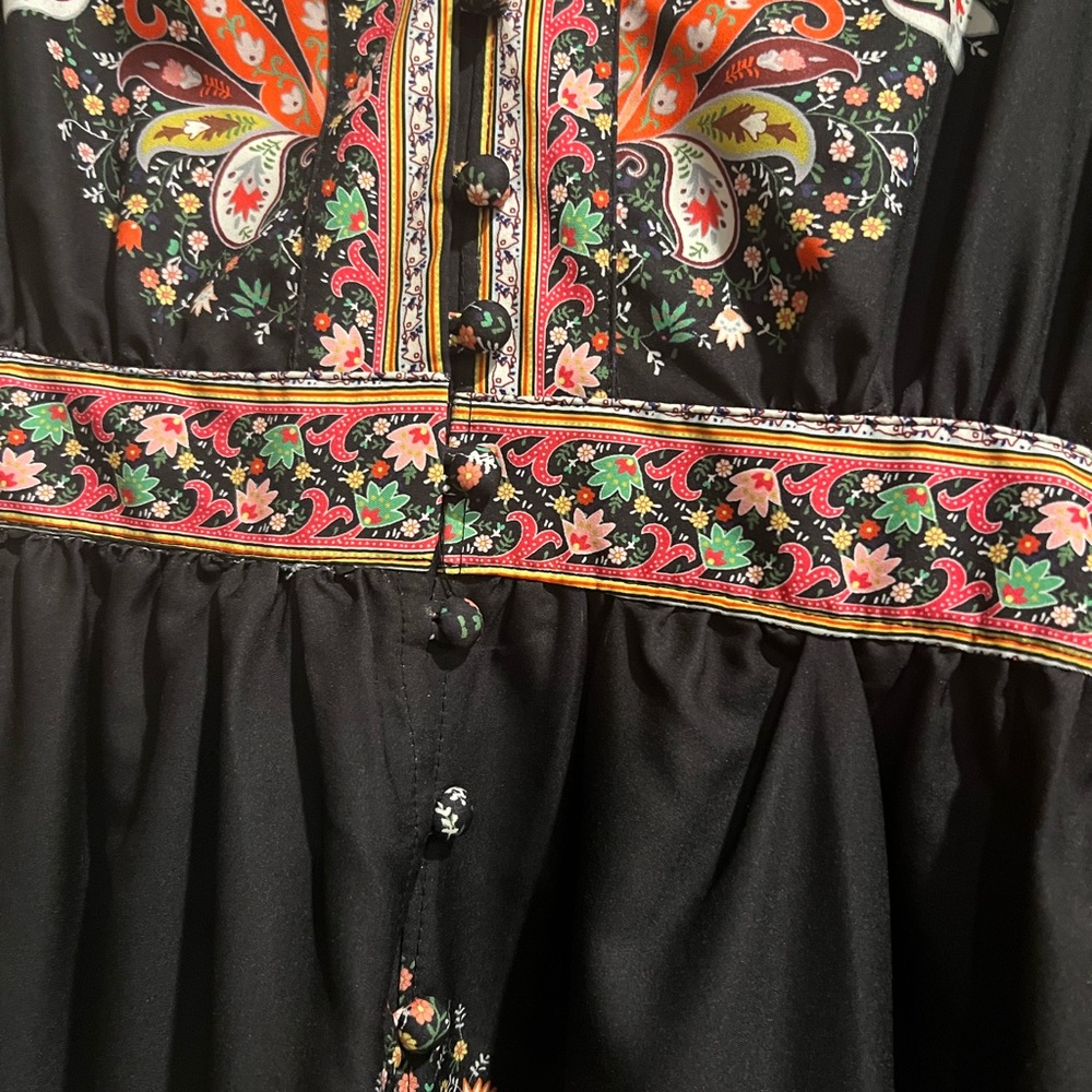 NWOT This dress is everything! Elegant Multicolor Maxi Dress - Picture 5 of 7